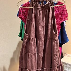 Brown Free People Dress
